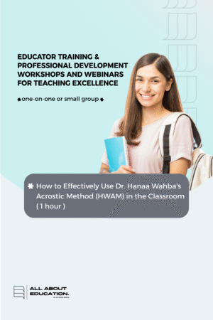 How to Effectively Use Dr. Hanaa Wahba's Acrostic Method (HWAM) in the Classroom